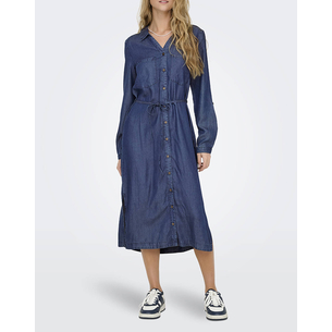 Product ONLY ONLCHARIS LIFE LS BEL SHIRT DRESS CC WVN base image