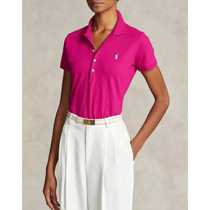 Product RALPH LAUREN JULIE POLO-SLIM-SHORT SLEEVE-POLO SHIRT base image