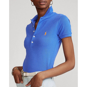 Product RALPH LAUREN JULIE POLO-SLIM-SHORT SLEEVE-POLO SHIRT base image