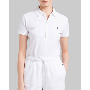 Product RALPH LAUREN JULIE POLO-SLIM-SHORT SLEEVE-POLO SHIRT base image