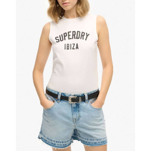 Product SUPERDRY D2 SDSW SPORT LUXE FITTED TANK WOMEN'S TOP base image