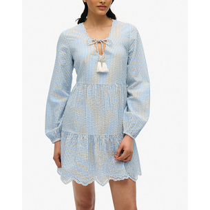 Product SUPERDRY  D2 OVIN BRODERIE TIERED MINI DRESS ΦΟΡΕΜΑ ΓΥΝΑΙΚΕΙΟ base image