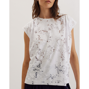 Product TED BAKER VLEENA Printed Burnout Vest Top base image