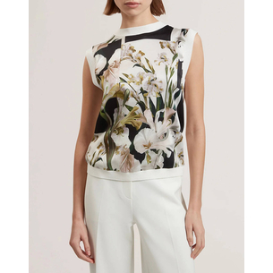 Product TED BAKER LIILEA Printed Woven Front Tank Top base image