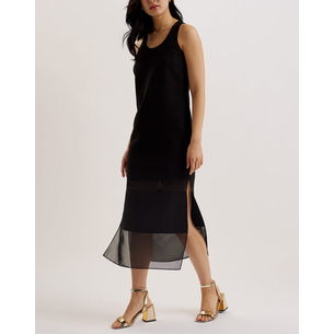 Product TED BAKER MEPHORA Sleeveless Midi Dress With Panel Detail base image