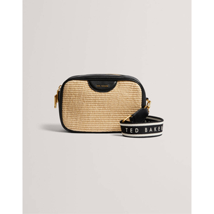 Product TED BAKER BARDAS Webbing Faux Raffia Camera Crossbody Bag (Διαστάσεις: 21 x 15 x 6εκ.) base image