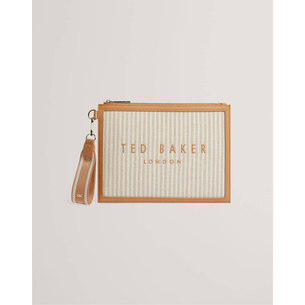 Product TED BAKER HAYSS Striped Canvas Webbing Pouch (Διαστάσεις: 27 x 20 εκ.) base image