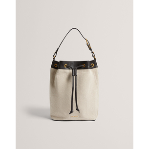 Product TED BAKER TASHAH Belt Detail Canvas Herringbone Backpack base image
