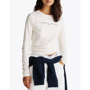 Product TOMMY JEANS TJW SLIM LINEAR TEE LS EXT base image