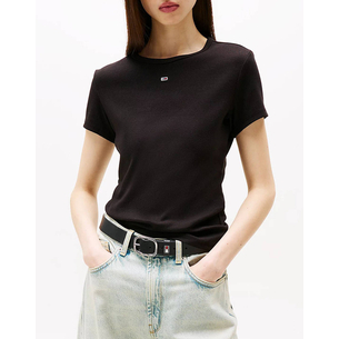 Product TOMMY JEANS TJW SLIM ESSENTIAL RIB SS EXT base image