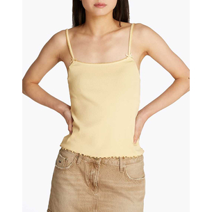 Product TOMMY JEANS TJW SLIM SCALLOP RIB TOP base image