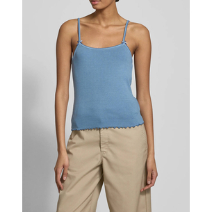 Product TOMMY JEANS TJW SLIM SCALLOP RIB TOP base image