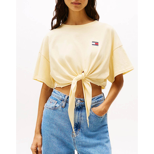 Product TOMMY JEANS TJW REG WAIST TIE BADGE TEE EXT base image