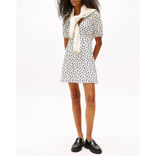 Product TOMMY JEANS TJW SS CREPE MINI DRESS base image