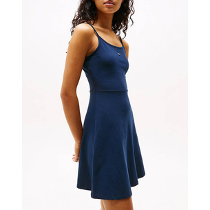 Product TOMMY JEANS TJW ESSENTIAL STRAP FLARE DRESS base image
