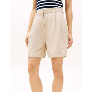 Product TOMMY HILFIGER LINEN MIX PLEATED SHORT base image