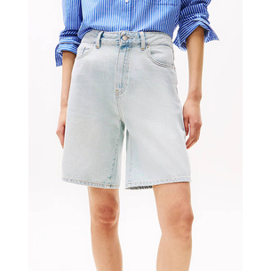 Product TOMMY HILFIGER DNM BERMUDA SHORT HW SKY base image