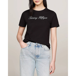 Product TOMMY HILFIGER NOS SCRIPT REGULAR C-NK SS base image