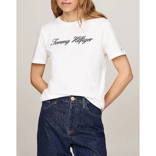 Product TOMMY HILFIGER NOS SCRIPT REGULAR C-NK SS base image