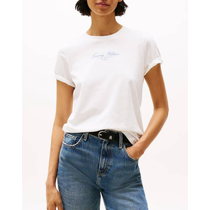 Product TOMMY HILFIGER REG SCRIPT C-NK TEE SS base image