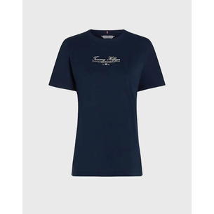 Product TOMMY HILFIGER REG SCRIPT C-NK TEE SS base image