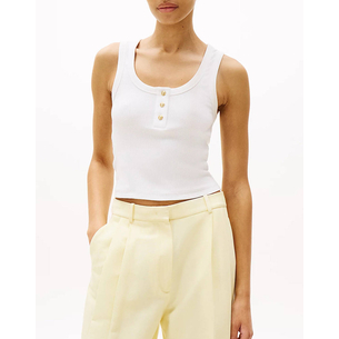 Product TOMMY HILFIGER SLIM HENLEY GB SCOOP-NK TANK TOP base image