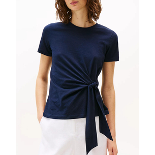Product TOMMY HILFIGER KNOT BOAT-NK SS TEE base image