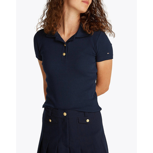 Product TOMMY HILFIGER SLIM GOLD BUTTON POLO SS base image