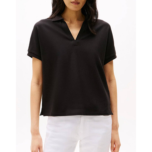 Product TOMMY HILFIGER LYOCELL OPEN-NK RELAXED POLO SS base image