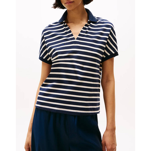 Product TOMMY HILFIGER LYOCELL OPEN-NK RELAXED POLO SS base image