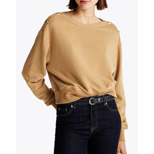 Product TOMMY HILFIGER GOLD BTN BOAT-NK SWTSHRT base image