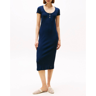 Product TOMMY HILFIGER SLIM HENLEY GOLD BTN DRESS base image