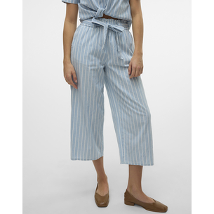 Product VERO MODA VMXENIA HR CHAMBRAY PAPERBAG CULOTTE base image