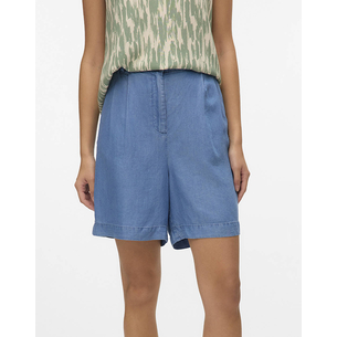 Product VERO MODA VMFLEUR HW BERMUDA TENCEL SHORTS GA base image
