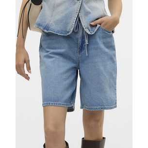 Product VERO MODA VMVILLA MR BERMUDA DNM SHORTS MIX base image