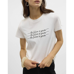 Product VERO MODA VMVIVA S/S O-NECK T-SHIRT JRS BTQ GA base image