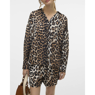 Product VERO MODA VMJOSIE LS OVERSIZE SHIRT WVN GA base image