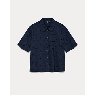 Product VERO MODA VMHAY NEW SS SHIRT WVN base image