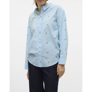 Product VERO MODA VMODONA LS SHIRT WVN base image