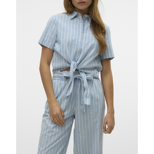 Product VERO MODA VMLEONIES 3/4 CHAMBRAY SHIRT base image