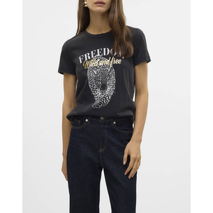 Product VERO MODA VMVASTA S/S O-NECK T-SHIRT JRS BTQ GA base image