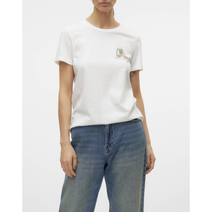 Product VERO MODA VMVILLA S/S O-NECK T-SHIRT JRS BTQ GA base image