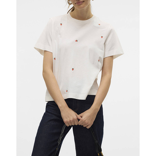 Product VERO MODA VMSOLVEI METTE SS TOP BOX JRS SPE GA base image