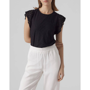 Product VERO MODA VMTASSA SL FRILL TOP NOOS base image