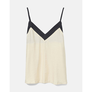 Product VERO MODA VMDENISE SINGLET TOP WVN BTQ GA base image