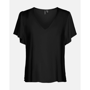 Product VERO MODA VMEASY JOY V-NECK SS BLOUSE WVN GA base image