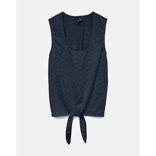Product VERO MODA VMTHAS SL TIE TOP JRS GA VO base image