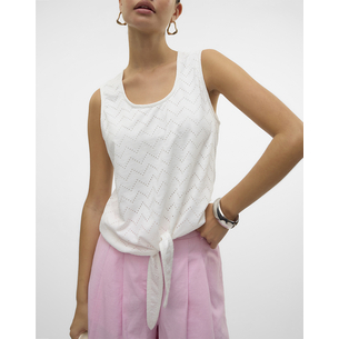 Product VERO MODA VMTHAS SL TIE TOP JRS GA VO base image