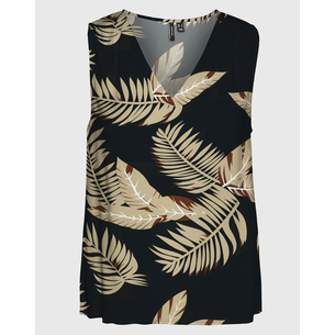 Product VERO MODA VMEASY JOY S/L V-NECK TOP WVN GA base image