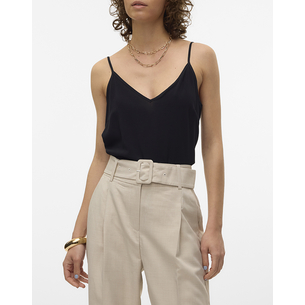 Product VERO MODA VMEASY JOY V-NECK SINGLET WVN GA base image